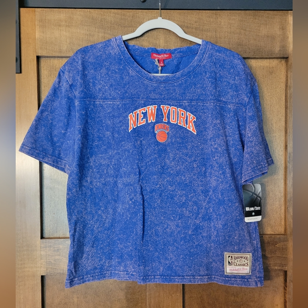 Mitchell & Ness New York Nicks Boxy Tee